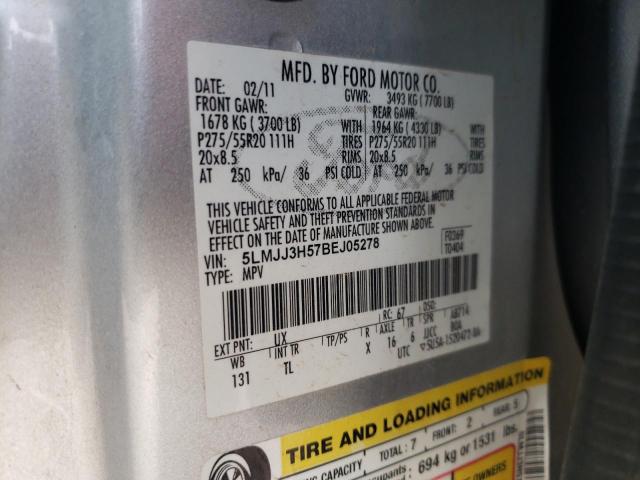 5LMJJ3H57BEJ05278 Lincoln Navigator