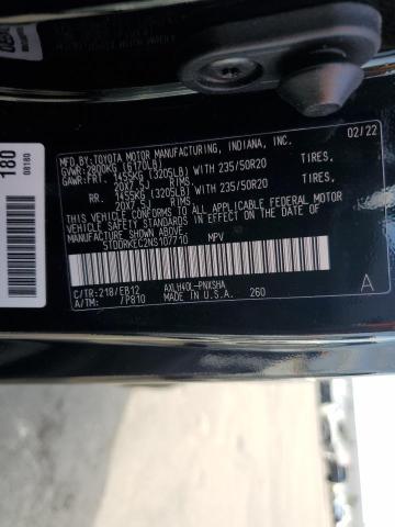 2022 TOYOTA SIENNA XSE - 5TDDRKEC2NS107710