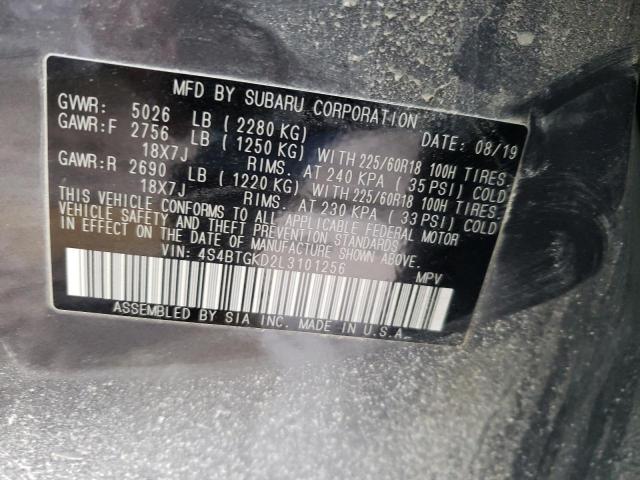 2020 SUBARU OUTBACK ON 4S4BTGKD2L3101256
