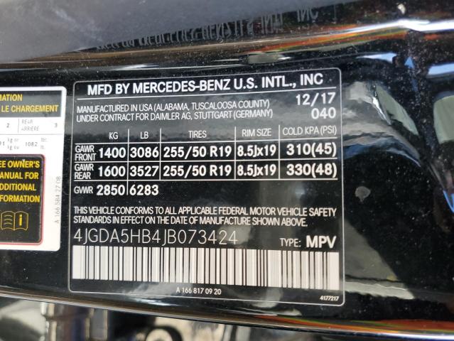 2018 MERCEDES-BENZ GLE 350 4M - 4JGDA5HB4JB073424