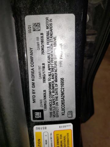 2021 CHEVROLET SPARK 1LT - KL8CD6SA2MC216956