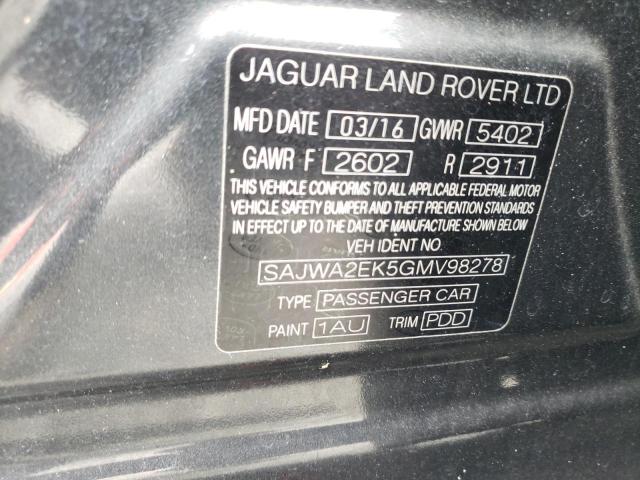 2016 JAGUAR XJR LONG W SAJWA2EK5GMV98278