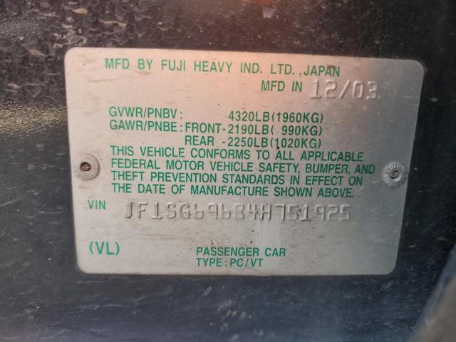JF1SG69684H751925 Subaru Forester 2.5xt