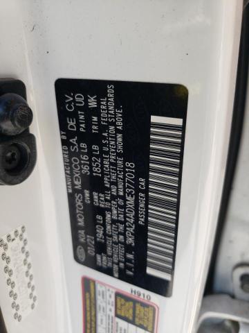 3KPA24ADXME377018 KIA RIO LX