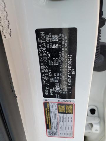 KNDPMCAC3N7966242 KIA Sportage Lx