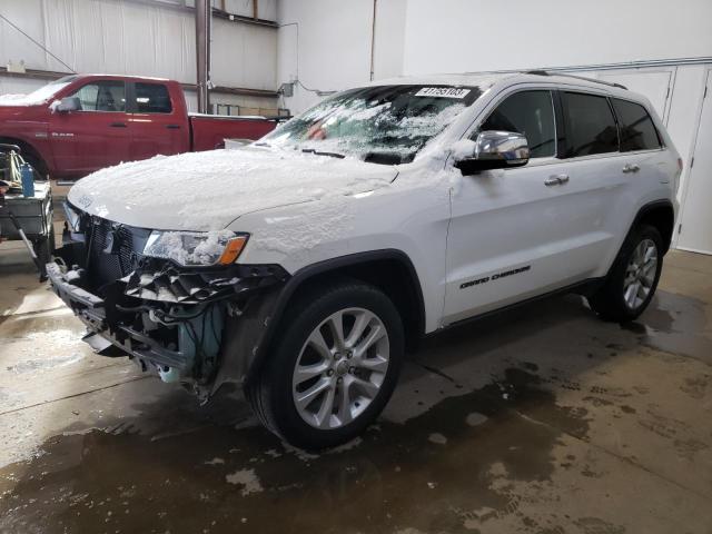 Jeep salvage cars for sale: 2017 Jeep Grand Cherokee Limited