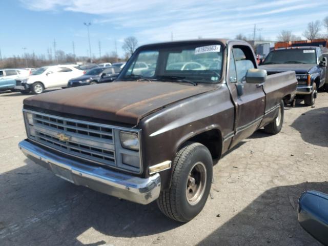 Salvage trucks for sale at Bridgeton, MO auction: 1986 Chevrolet C10