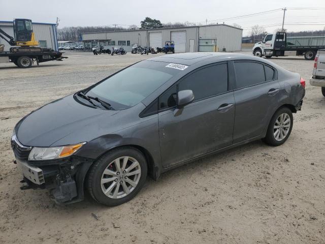 Honda salvage cars for sale: 2012 Honda Civic EX