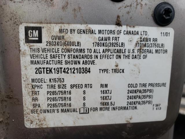 2GTEK19T421210384 GMC New Sierra K1500