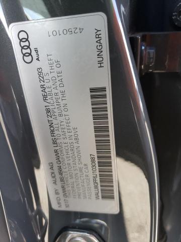 2018 AUDI A3 PREMIUM WAUJ8GFF6J1030887