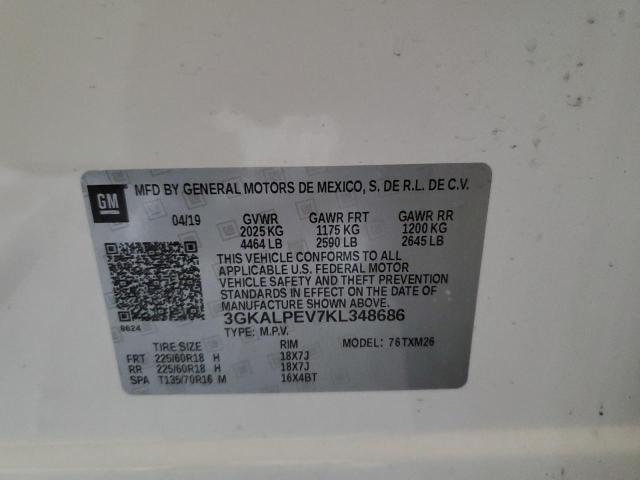 3GKALPEV7KL348686 GMC Terrain Slt