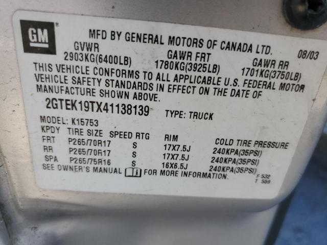 2GTEK19TX41138139 GMC New Sierra K1500