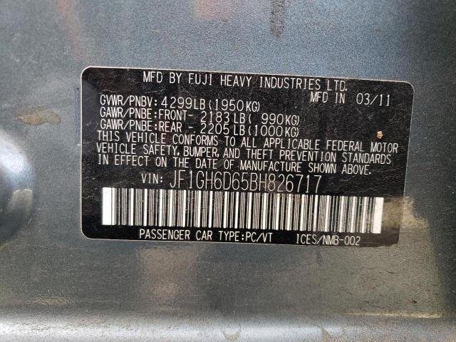 JF1GH6D65BH826717 Subaru Impreza Outback Sport