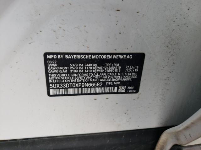 2023 BMW X4 XDRIVE3 - 5UX33DT0XP9N66582