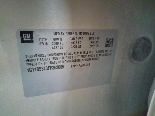 2015 CHEVROLET MALIBU LS - 1G11B5SL3FF352605