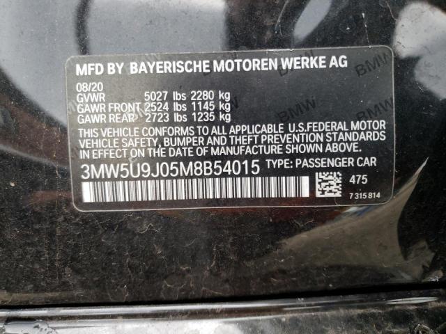 2021 BMW M340XI - 3MW5U9J05M8B54015