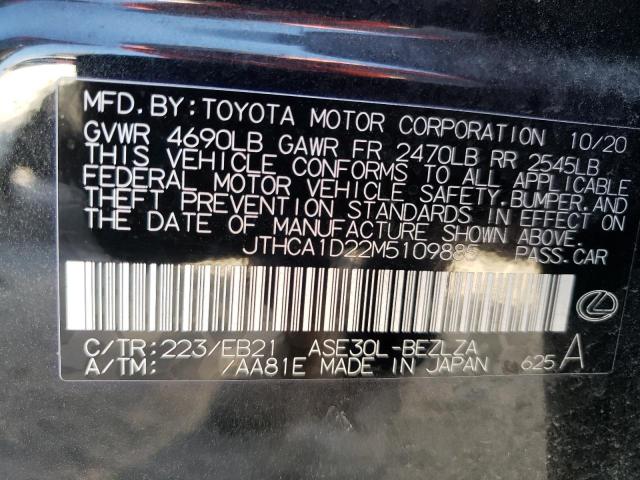 2021 LEXUS IS 300 JTHCA1D22M5109885