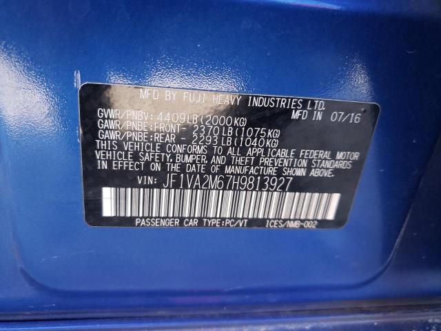 JF1VA2M67H9813927 Subaru Wrx Sti