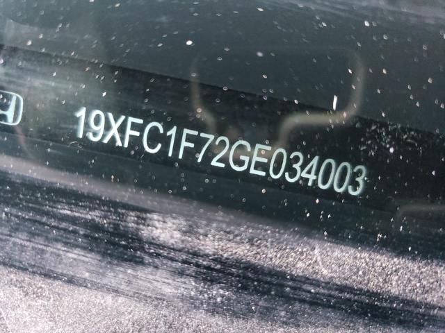 2016 HONDA CIVIC EXL 19XFC1F72GE034003