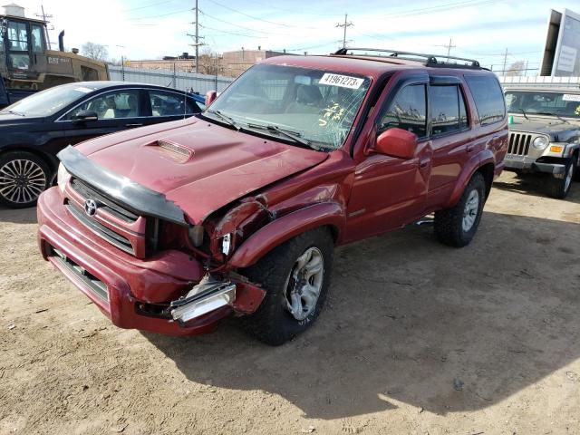 Toyota 4runner salvage cars for sale: 2002 Toyota 4runner SR5