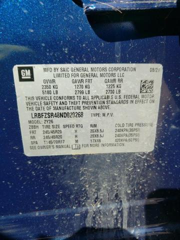 2022 BUICK ENVISION A - LRBFZSR48ND020268