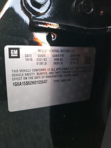 2017 CADILLAC CTS-V - 1G6A15S62H0155647