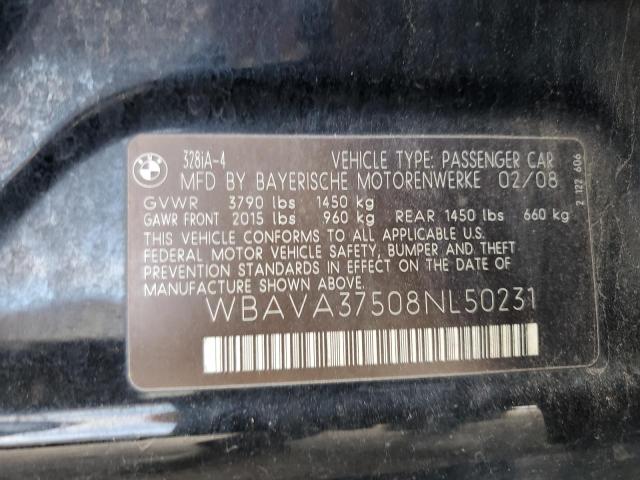 WBAVA37508NL50231 BMW 328 I