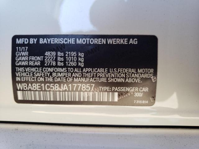 2018 BMW 330E - WBA8E1C58JA177857