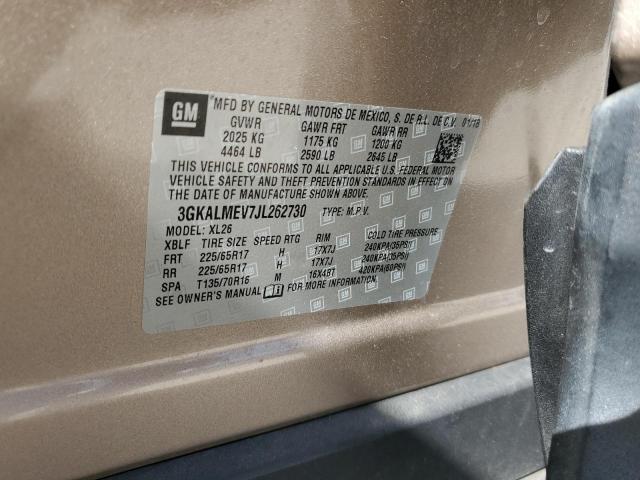 3GKALMEV7JL262730 GMC Terrain Sle