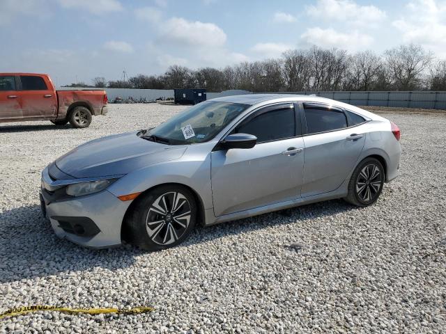 Salvage cars for sale from Copart New Braunfels, TX: 2016 Honda Civic EX
