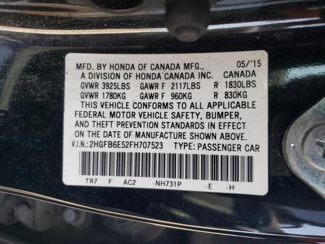 2015 HONDA CIVIC SI - 2HGFB6E52FH707523