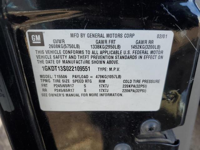 1GKDT13S022109551 GMC Envoy