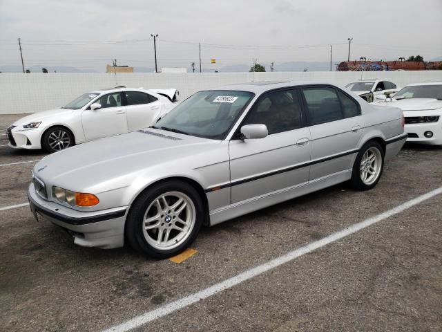 BMW salvage cars for sale: 2000 BMW 740 I Automatic