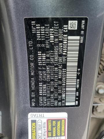 2018 HONDA CLARITY - JHMZC5F10JC022722