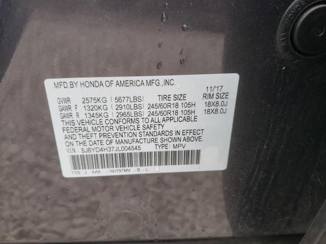 5J8YD4H37JL004545 Acura MDX