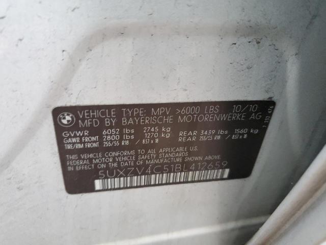 5UXZV4C51BL412659 BMW X5 Xdrive35i
