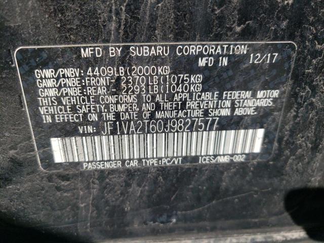 2018 SUBARU WRX STI LI - JF1VA2T60J9827577