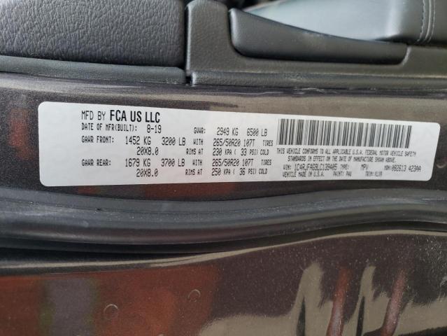 2020 JEEP GRAND CHER - 1C4RJFAG9LC139405