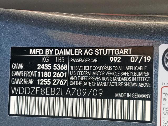 WDDZF8EB2LA709709 Mercedes-Benz E 350 4matic