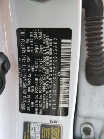 5XYKTDA75FG616282 KIA SORENTO LX