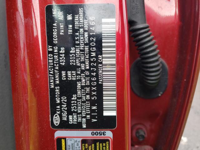 5XXG64J25MG021466 KIA K5 GT LINE