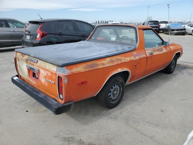 1983 DODGE RAMPAGE VIN: 1B7EZ44C5DD118079