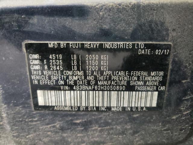 4S3BNAF62H3050890 Subaru Legacy 2.5i Premium