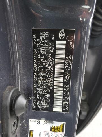 2015 TOYOTA PRIUS JTDKN3DU2F0460276