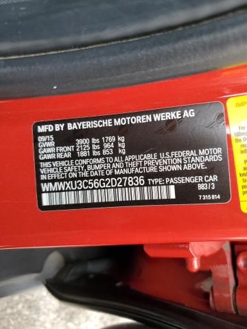 WMWXU3C56G2D27836 Mini COOPER S