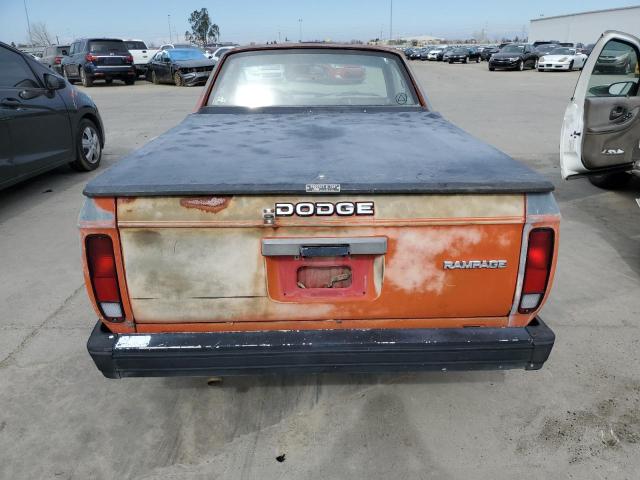 1983 DODGE RAMPAGE VIN: 1B7EZ44C5DD118079