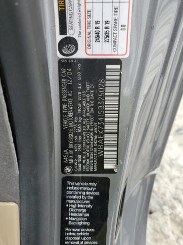 WBAEK73415B325028 BMW 645 Ci Automatic