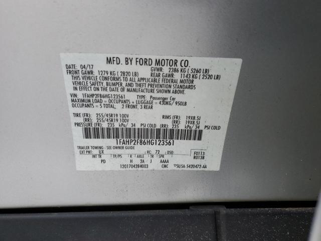 2017 FORD TAURUS LIM - 1FAHP2F86HG123561