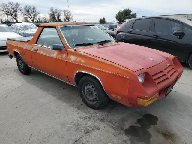 1983 DODGE RAMPAGE VIN: 1B7EZ44C5DD118079