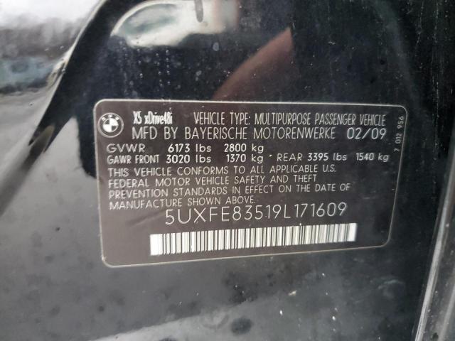 5UXFE83519L171609 BMW X5 Xdrive48i